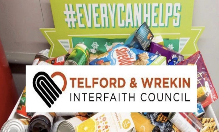 Emergency food parcels ready for collection and delivery